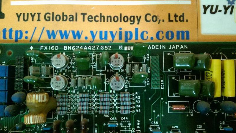 MITSUBISHI FX16D BN624A427G52 REV.B CIRCUIT BOARD - PLC DCS SERVO